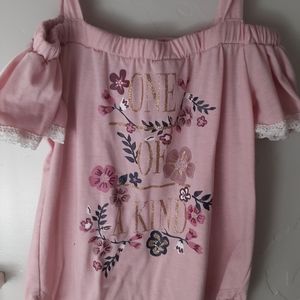 Pink off the sholder tank